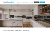 Mirror   Glass Splashbacks Melbourne | Kitchen Splashbacks
