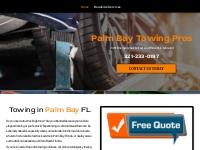       Palm Bay Towing Pros | Towing In Palm Bay FL