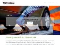 TOWING, ST THOMAS, ON - St Thomas Towing