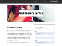 Fuel Delivery Service | Sudbury Towing