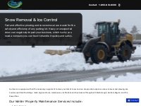 Commercial Snow Removal - Town   Country Property Maintenance