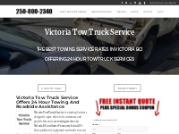 Victoria Tow Truck Service - Towing Company in Victoria BC