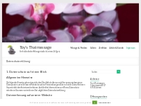 Datenschutzerklärung   Toy s Thaimassage