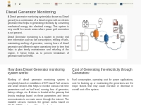 Diesel Generator Monitoring | Trackster