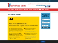 AA Dealer Promise | Trade Price Vans | Contact Us