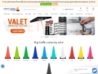 Buy traffic cones by the dozen or by the pallet from Traffic Cones For