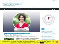 Trainer: Drs. Giuditta Soro | Trainingmetzorg.nl