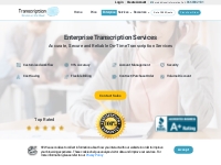 Enterprise Transcription Services | Secure, Fast, Accurate