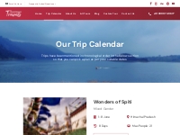 Trip Calendar - All Upcoming Tours | Transforming Travels