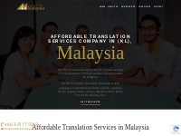 Affordable Translation Services company in (KL), Malaysia