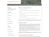 Translation Jobs for freelance translators