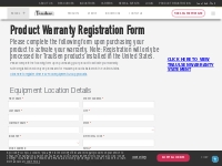 Traulsen Product Warranty Registration | Traulsen