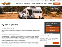 Try Before You Buy - Deals   Specials | Travellers Autobarn