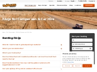 FAQs for Campervan   Car Hire | Travellers Autobarn