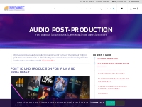 AUDIO POST-PRODUCTION STUDIO Services for Film, Broadcast, Video, Docu