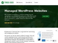 Canadian WordPress Website Maintenance Services › TRES SEO