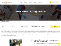 Water Tank Cleaning Services in Mohali, Chandigarh