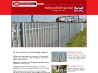 Trifen Engineering the UK manufacturer of steel palisade fencing