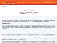 Privacy Policy | Trinetra Tours