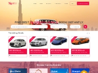 Rent a car Dubai | Premium Brands | Huge Discounts |  Tripjohn.com