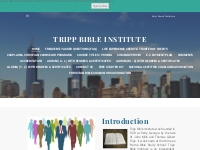 TRIPP BIBLE INSTITUTE - HOME