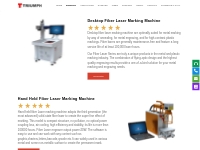 Fiber Laser Series - Laser marking, welding and cutting machine | Triu