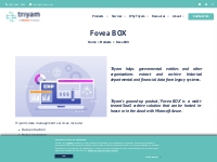 Fovea BOX | Data Management Services | Triyam