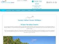 Luxury Indian Ocean Holidays | Tropical Holidays Direct