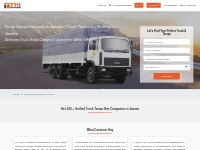 Truck Tempo on Rent Jammu , Online Truck  Booking in Jammu , Truck Tem