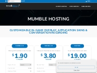 Mumble Hosting - Trunkspace Hosting - Website Hosting | Teamspeak 3   