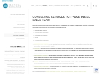 Sales Team Consulting - Business to Business Lead Generation