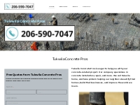 Tukwila Concrete | Concrete Contractor - Tukwila Concrete Pros