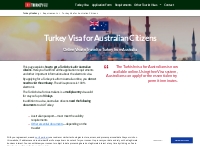 Turkey Visa for Australian Citizens | TurkeyVisaEasy