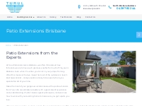 Patio Extensions Brisbane - Patio Builders Brisbane | Turul Building