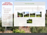  Casa Forese  vacation rental apartment in Tuscany - our gardens
