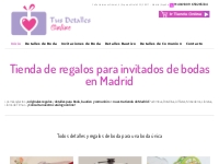 Regalos para boda en Madrid | Regalos para la boda perfecta🤍