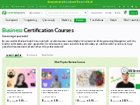 Best Business Certification Courses Online [2024] | Tutorialspoint