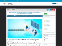  Twai | How do custom API development and integration services favor y