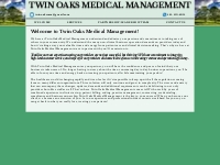 Twin Oaks Medical Management | Medical Billing | Oregon