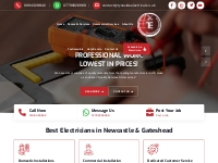 Electrical Services Newcastle Upon Tyne | Tyneside Electrical Services