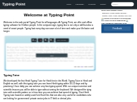 Typing Point | Download & Online typing in all languages