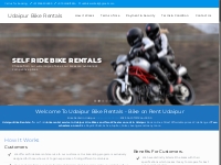 Udaipur Bike Rentals | Rent a Bike Service Udaipur | Best Bike Rental 
