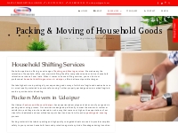 Household Shifting Services in Udaipur, Packers And Movers Udaipur