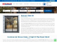 Scissor Security Gate in London | Ukrollergaragesdoor.co.uk