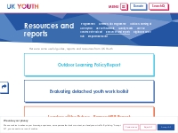 Resources and reports - UK Youth