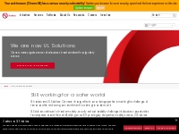 We are now UL Solutions | UL Solutions