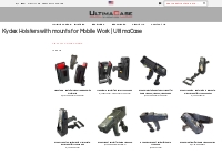 Kydex Holsters with mounts for Mobile Work | UltimaCase