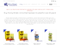 Ultra Klean: Detox Fast With Synthetic Urine, Mouthwash   Shampoo