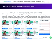 Top Online Universities In India | Online Colleges 2024