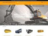 Excavator undercarriage, bulldozer undercarriage, rubber track - A S U